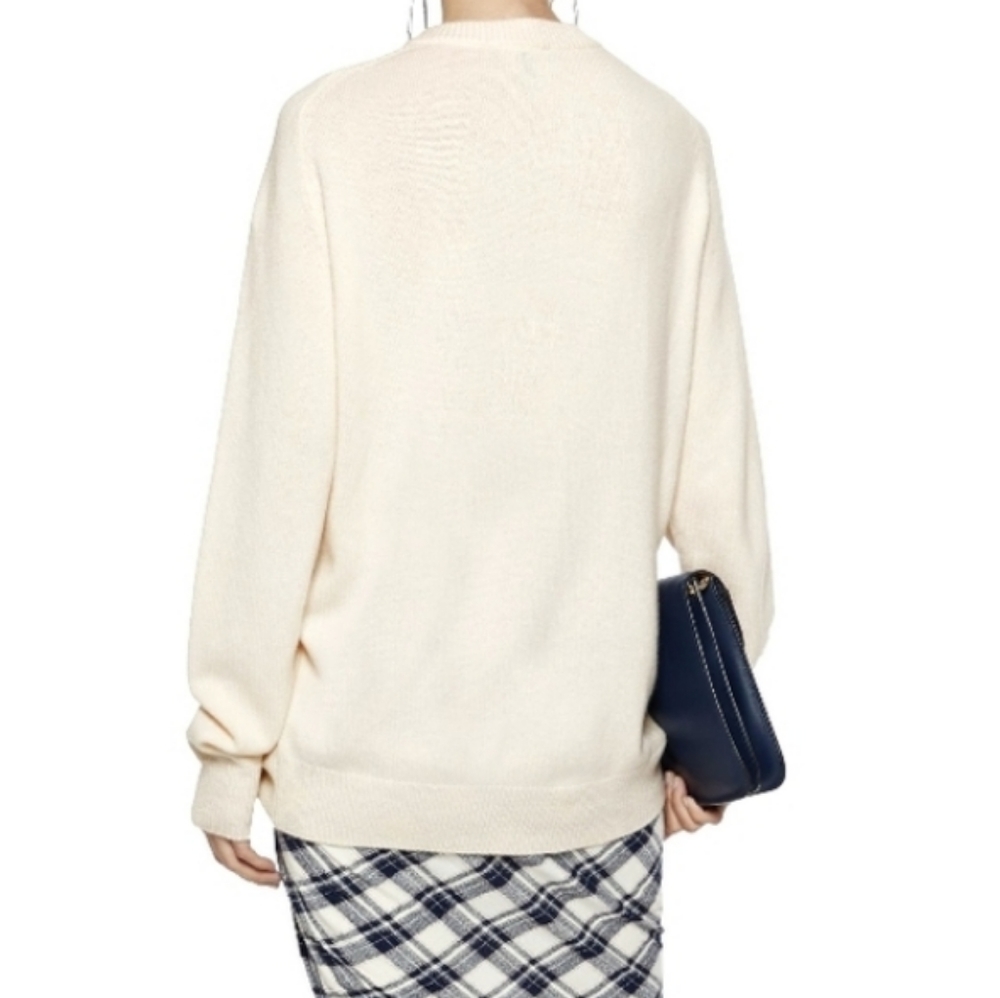 Maje Metro Wool Cashmere Sweater - Picture 2 of 9